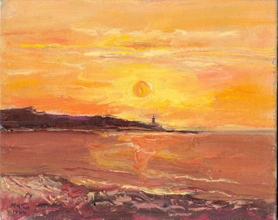 富貴角夕陽